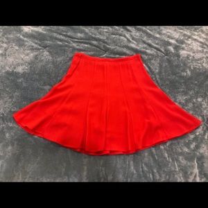 Michael Kors red skirt